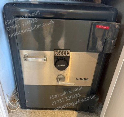Converted from mechanical to digital lock for the ease of the user